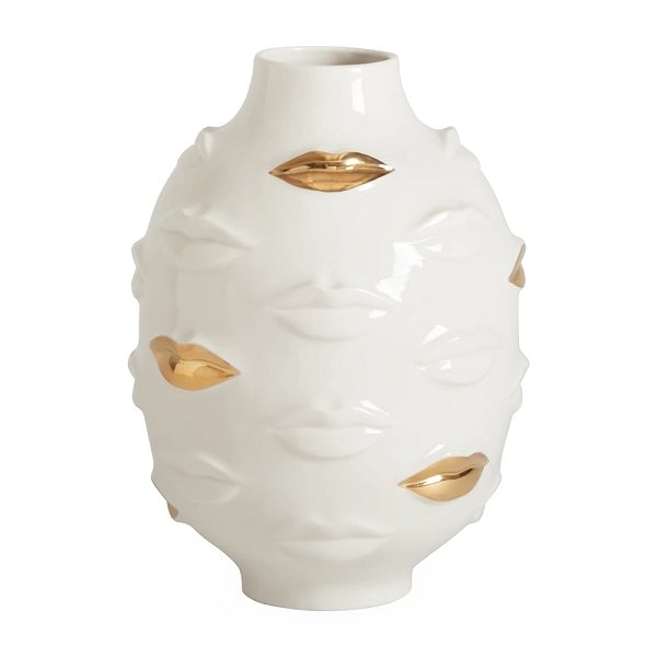 Jonathan Adler Muse Gilded Gala Round Vase - Boutique Marie Dumas