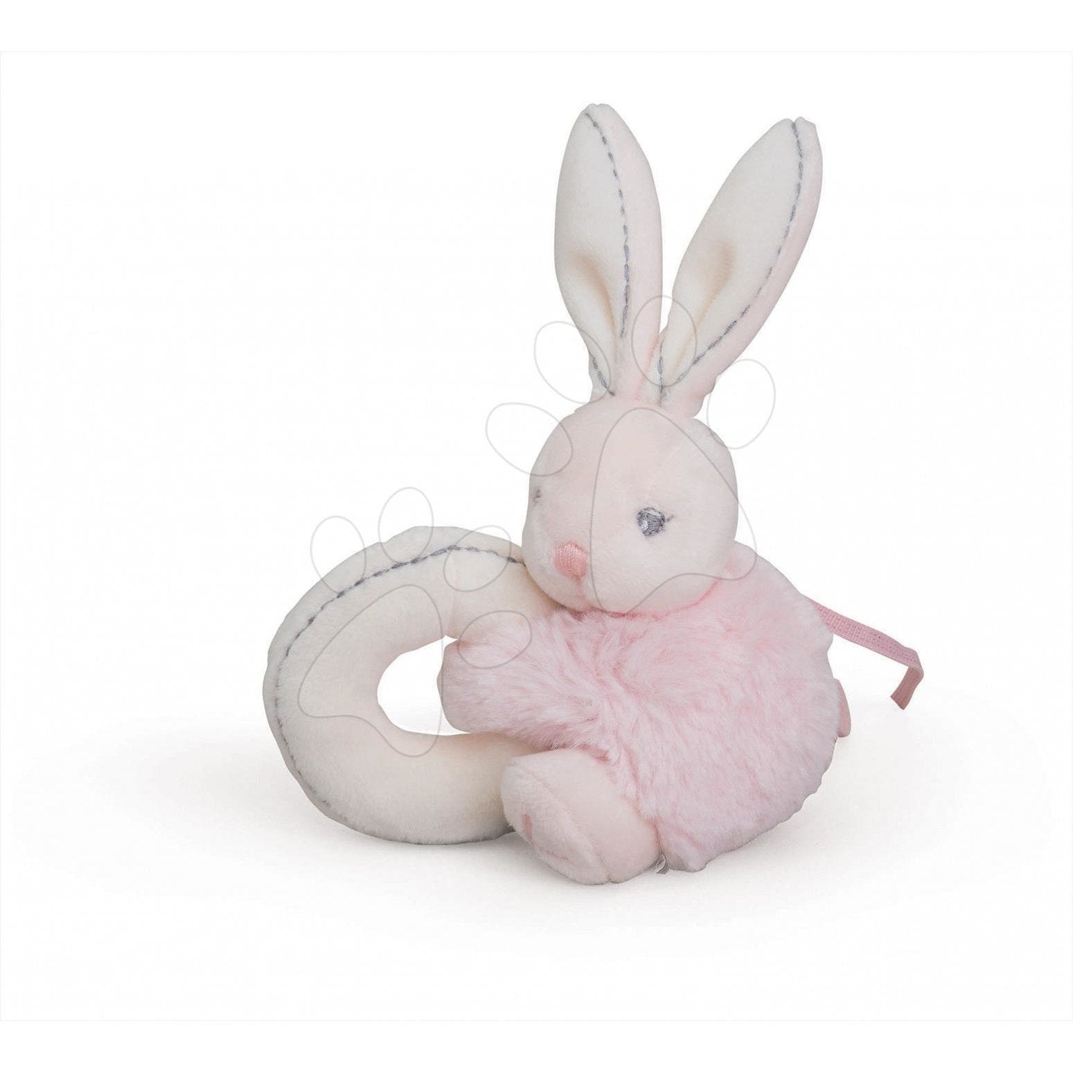 Kaloo Perle - Mini Pink Rabbit Rattle - Boutique Marie Dumas