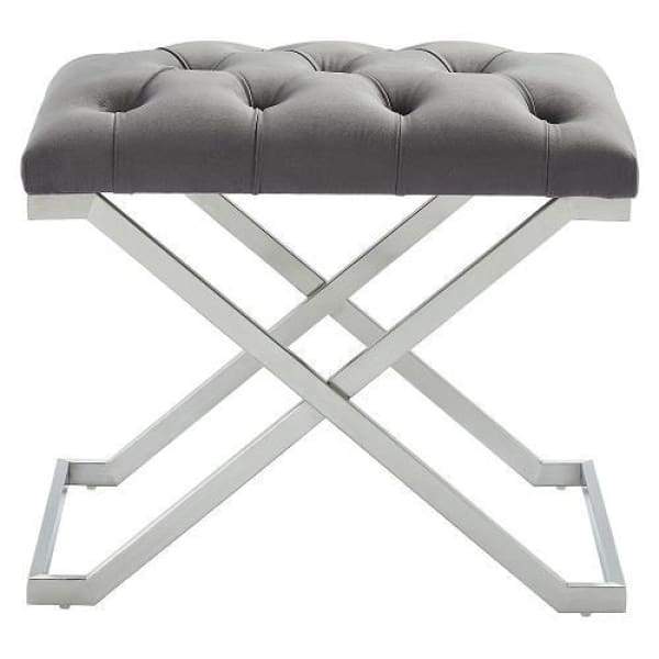 Kylie Bench Grey and Silver - Boutique Marie Dumas
