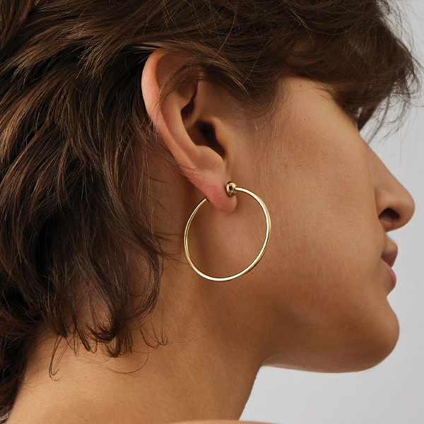 Jenny Bird Small Gold Icon Hoops