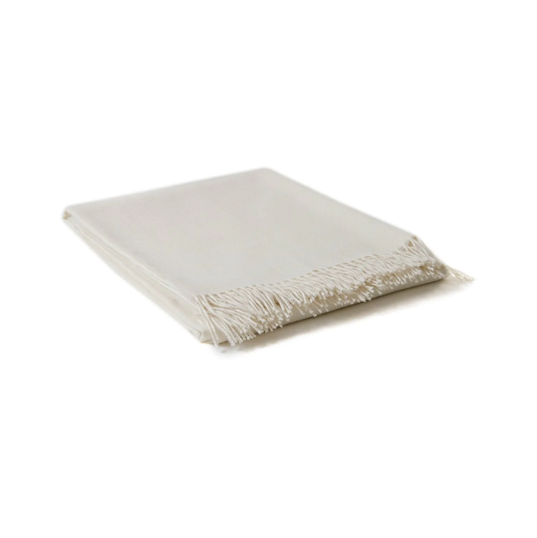Baby Alpaca Ivory Throw
