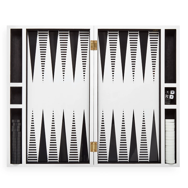 Jonathan Adler Op Art Backgammon Set