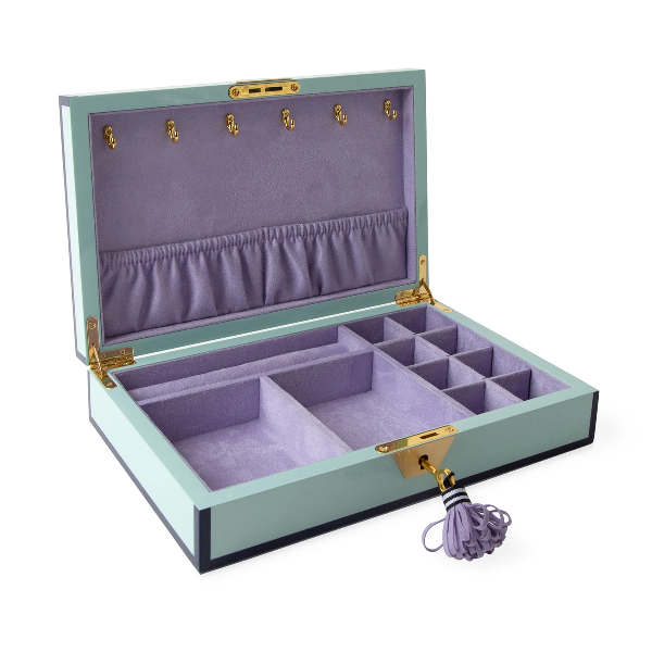 Jonathan Adler Le Wink Blue Jewelry Box