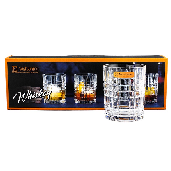 Nachtmann Square Whiskey Glasses Set of 4