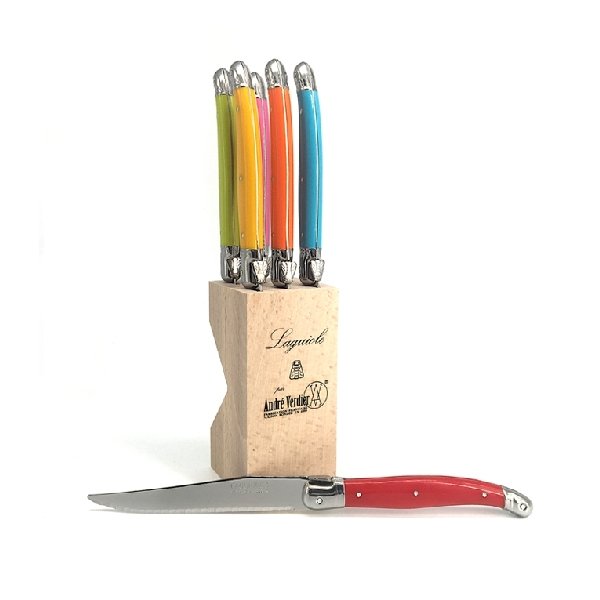 Laguiole by Andre Verdier Multicolour Steak Knives - Boutique Marie Dumas