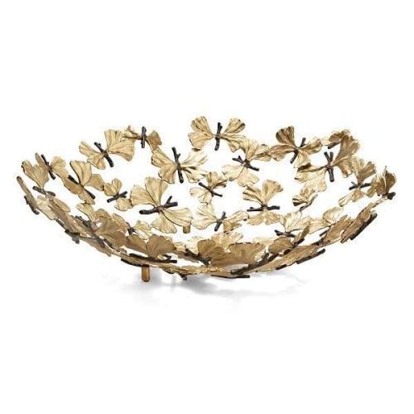 Michael Aram Butterfly Ginkgo Centerpiece Bowl - Boutique Marie Dumas