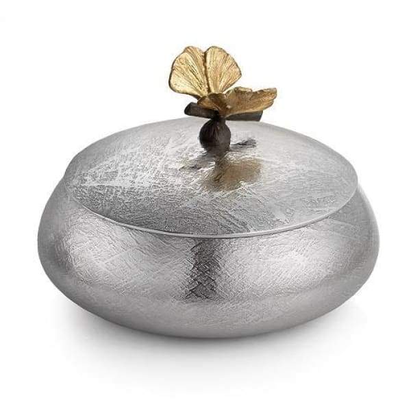 Michael Aram Butterfly Ginkgo Round Trinket Box - Boutique Marie Dumas