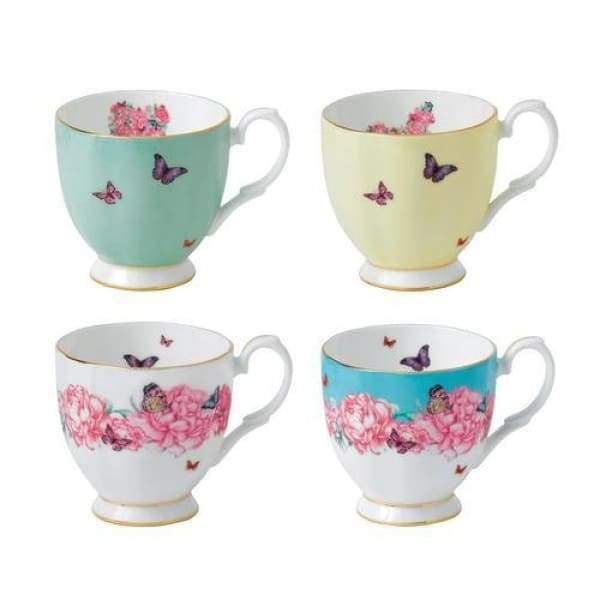 Miranda Kerr Vintage Mugs, S/4 - Boutique Marie Dumas