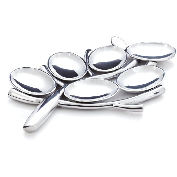 Nambe Seder Plate - Tree Of Life - Boutique Marie Dumas