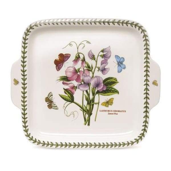Portmeirion Botanic Garden Square Handled Dessert Dish - Boutique Marie Dumas