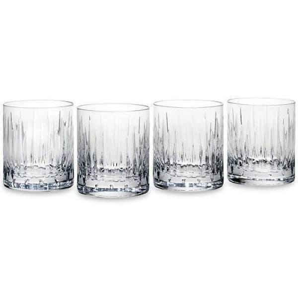 Reed &amp; Barton Soho Crystal DOF Glasses Set of 4 - Boutique Marie Dumas