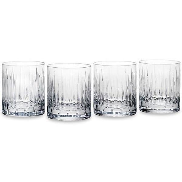 Reed & Barton Soho Crystal DOF Glasses Set of 4 - Boutique Marie Dumas