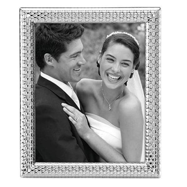 Reed & Barton Watchband Silver 8x10 Frame 