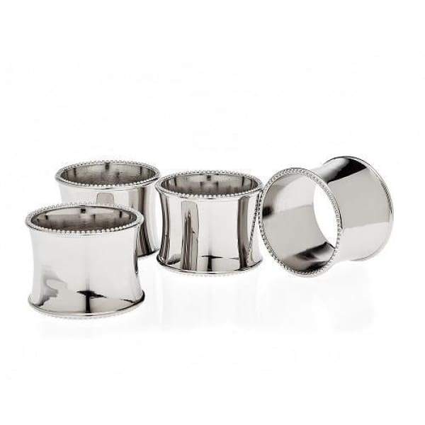 Round Beaded Napkin Rings Set of 4 - Boutique Marie Dumas