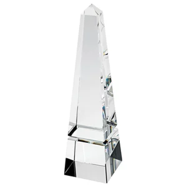 Small Clear Crystal Obelisk