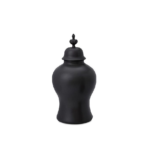 Small Matte Black Jar