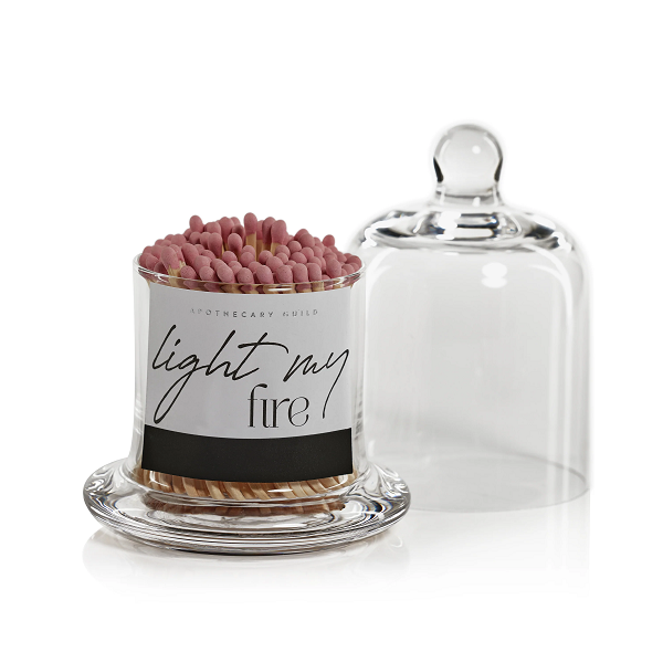 Pink Tip Matches with Dome