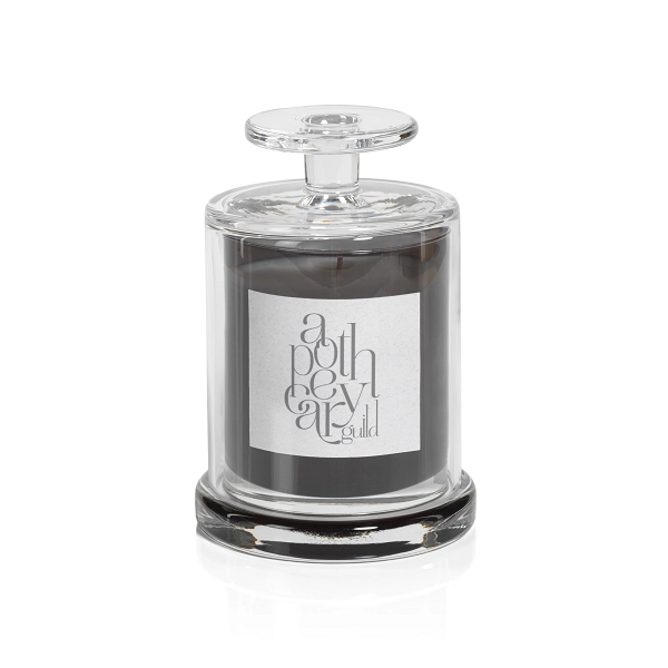 Dark Grey Small Apothecary Guild Candle with Dome