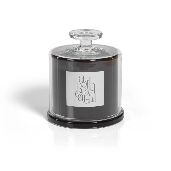 Dark Grey Large Apothecary Guild Candle with Dome