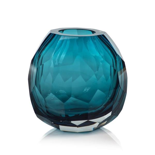 Medium Maya Hand Cut Glass Vase