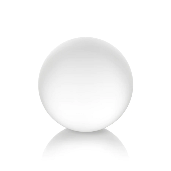 Large Frosted Crystal Ball