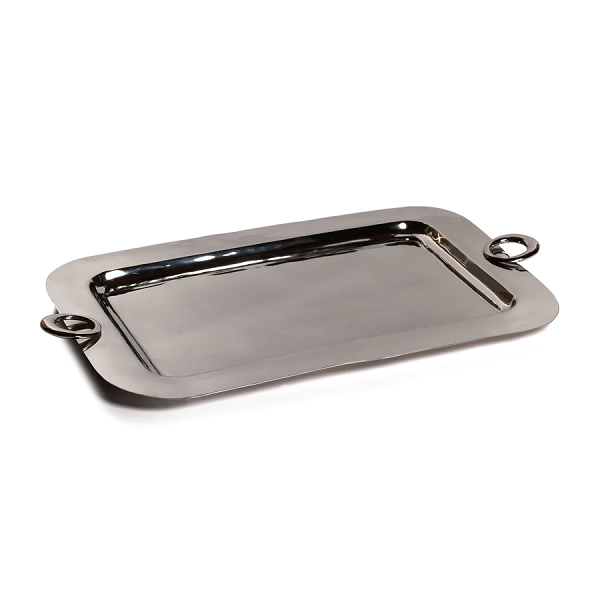 Extra Large Polished Brass Serving Tray