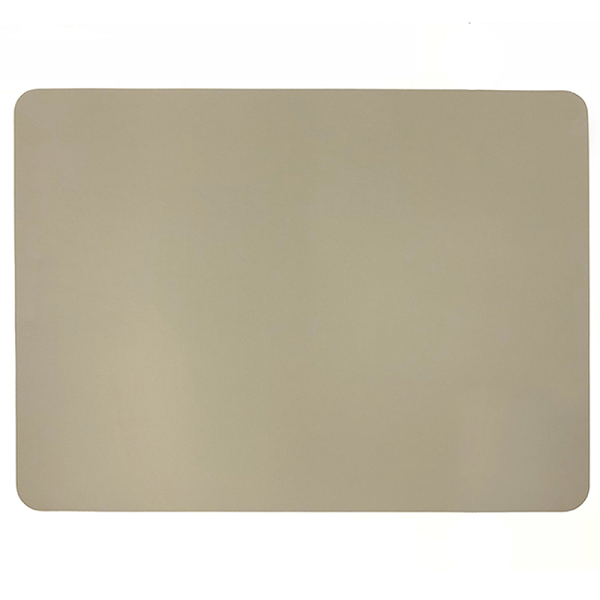 Rectangular Stone Leather Placemat