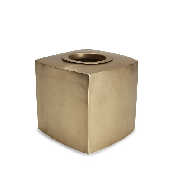 Gold Brass Tissue Box Holder