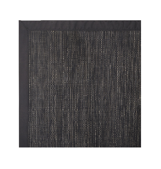 Black Basketweave Floor Mat