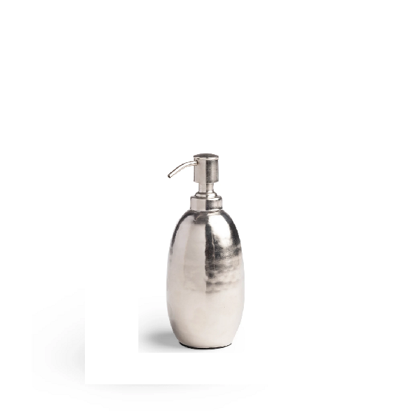 Silver Brass Soap Pump - Boutique Marie Dumas