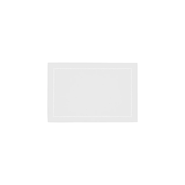 White Hemstitch Placemat