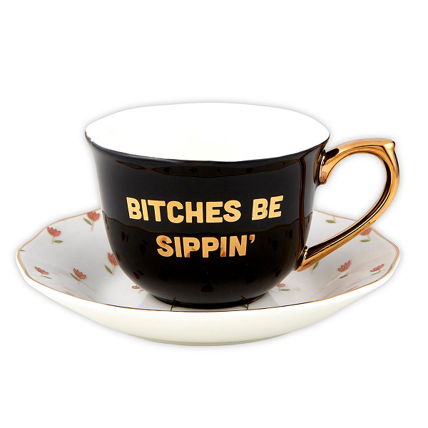 Sippin' Tea Cup and Saucer