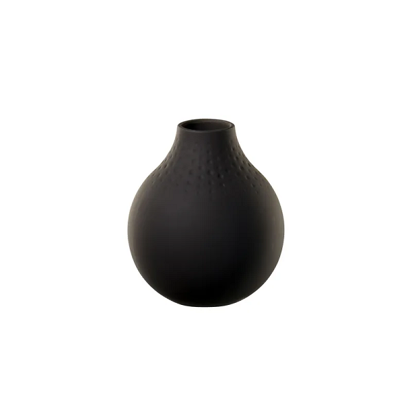Villeroy &amp; Boch Collier Black Small Pearl Vase