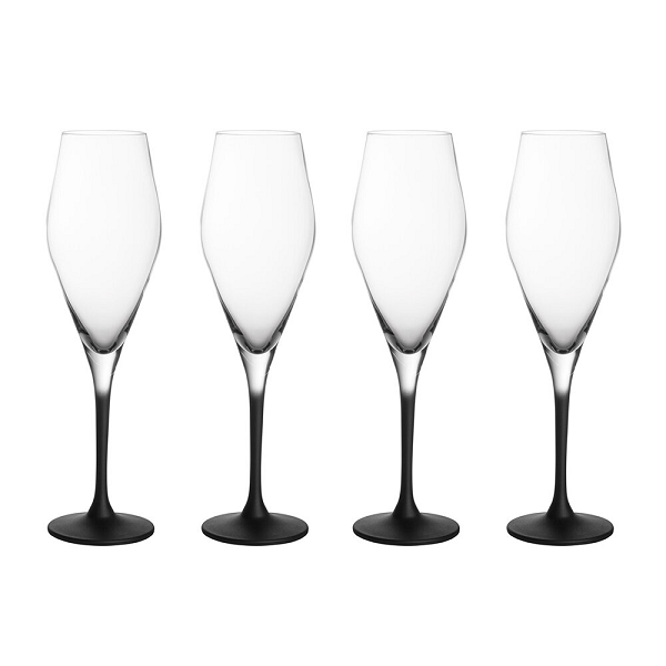 Villeroy &amp; Boch Manufacture Rock Champagne Flutes