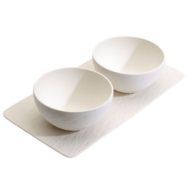 Villeroy & Boch Manufacture Roch 3 Piece Condiment Set