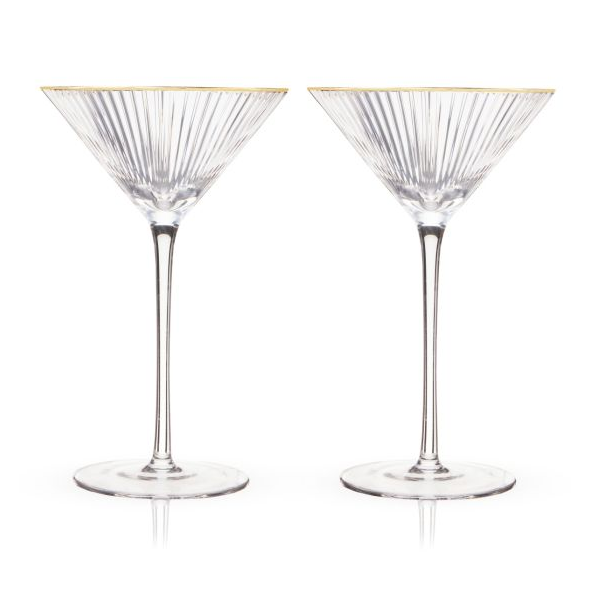 Meridian Set of 2 Martini Glasses - Boutique Marie Dumas