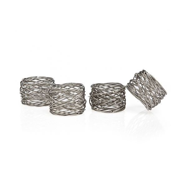 Mesh Napkin Rings Set of 4