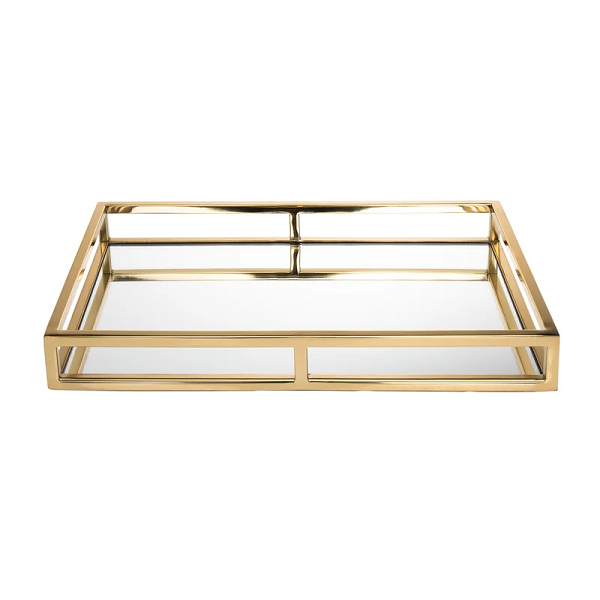 Gold Mirrored Tray 