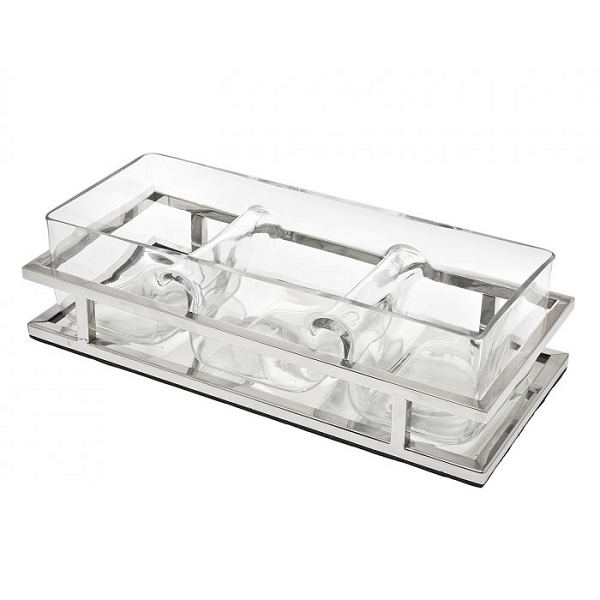 Glass Sectionnal Dish