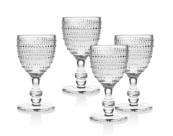 Rain Drop Goblets - Set of 4