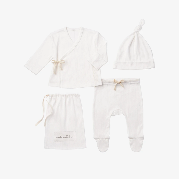 White Matching newborn Set