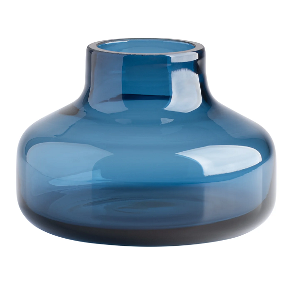 Short Blue Beau Mini Vase