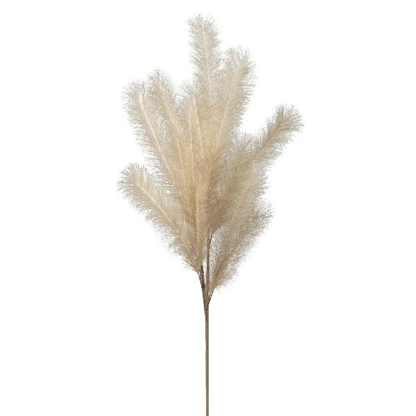Cream Pampas Feather Stem