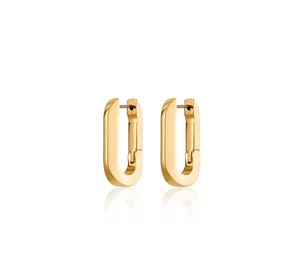 Jenny Bird Gold U-Link Earrings