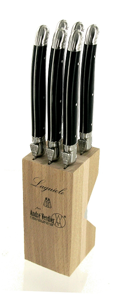 Laguiole by Andre Verdier Black Steak Knives