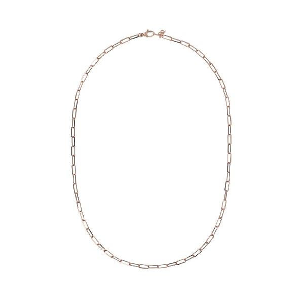 Bronzallure Long Link Chain Necklace - Gold