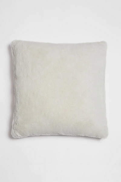Brennan Ivory Faux Fur Pillow