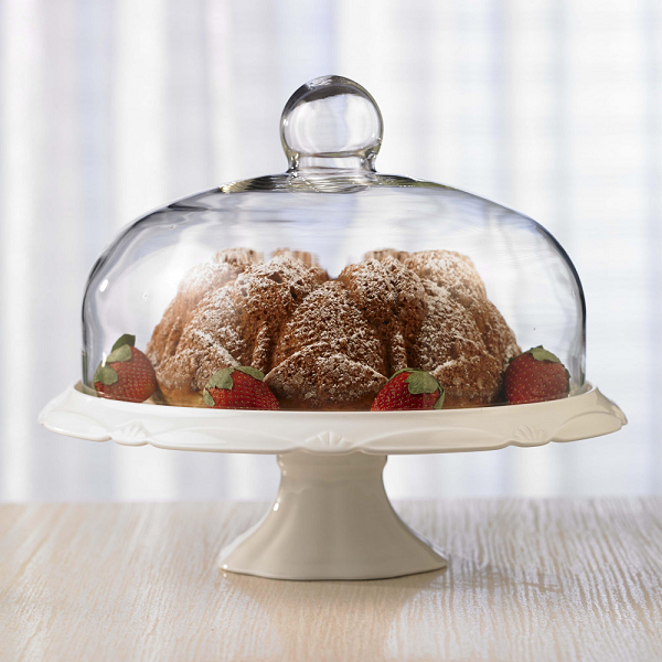 Cake Domes & Stands | Domed Cake & Dessert Stands in Marble & Glass | Nkuku