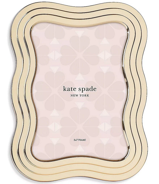 Kate Spade South Street Gold Wave 5x7 Frame