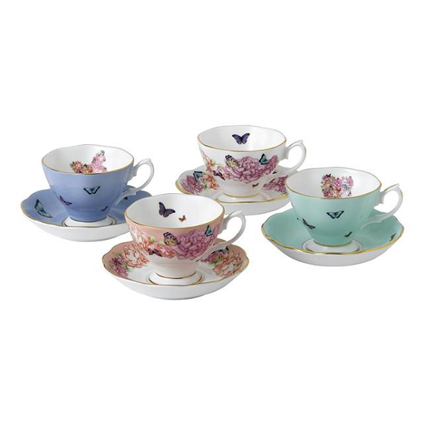 Miranda Kerr Friendship Set of 4 Teacups Saucers Boutique